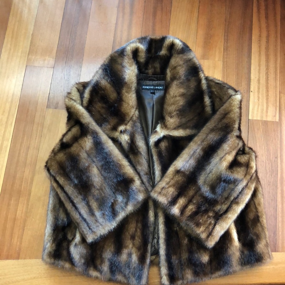 Adriane Landau Faux Fur Jacket